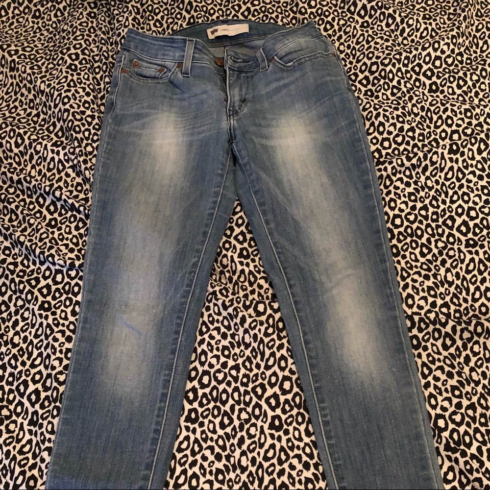 Light fade Levi’s Skinny leggings jeans SZ:26
